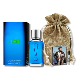 Bundle – JOOP! Jump Cologne for Men Eau de Toilette 3.3 oz + Perfume Vial + Gift Bag